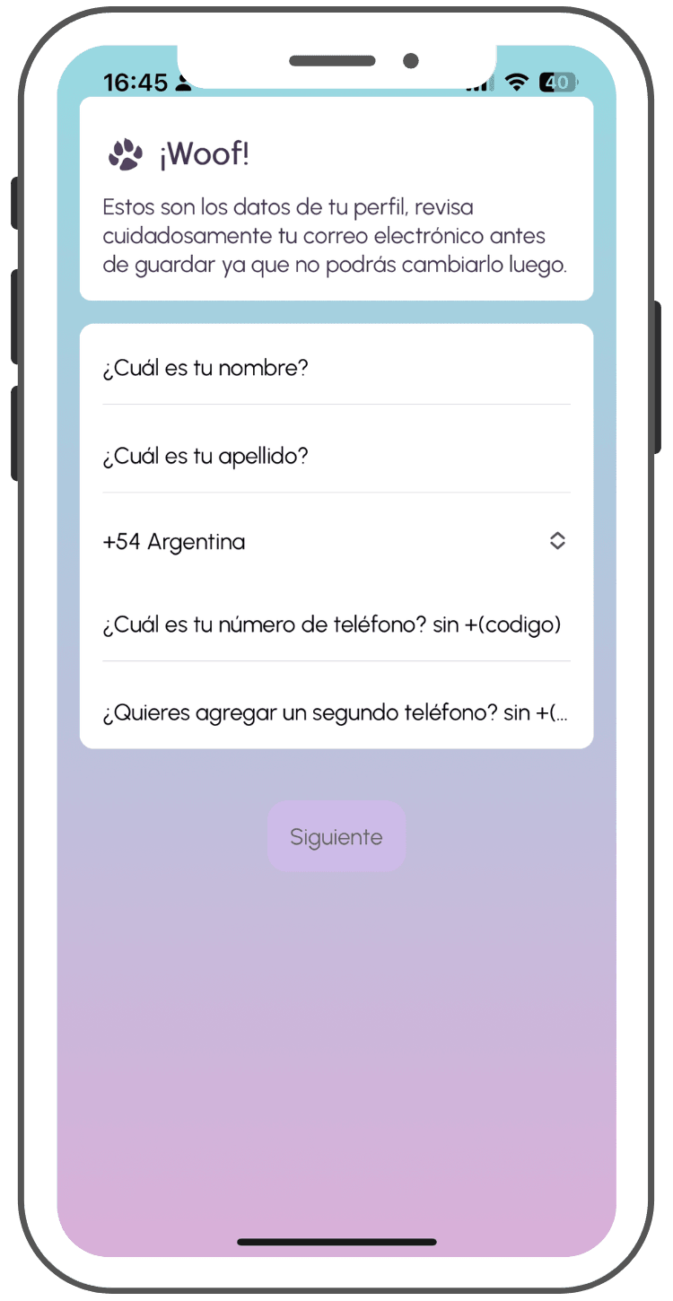 Configuración inicial